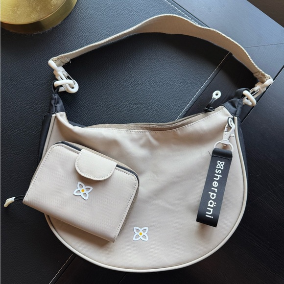 Sherpani Handbags - NWOT Sherpani Mina Crossbody and Barcelona Wallet, color Con Leche